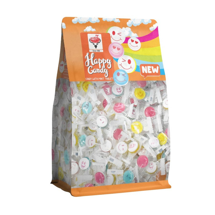 آبنبات هپی کندی آدرین happy face candy
